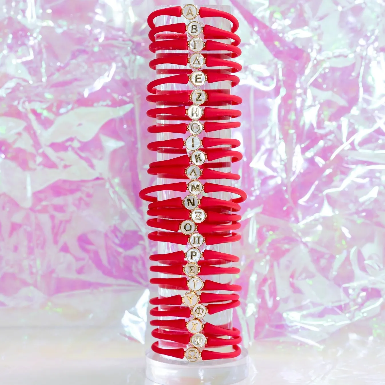 La Tua Storia Greek Letter Bracelet by Gresham