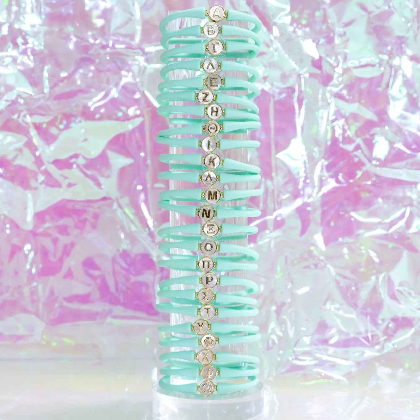 La Tua Storia Greek Letter Bracelet by Gresham