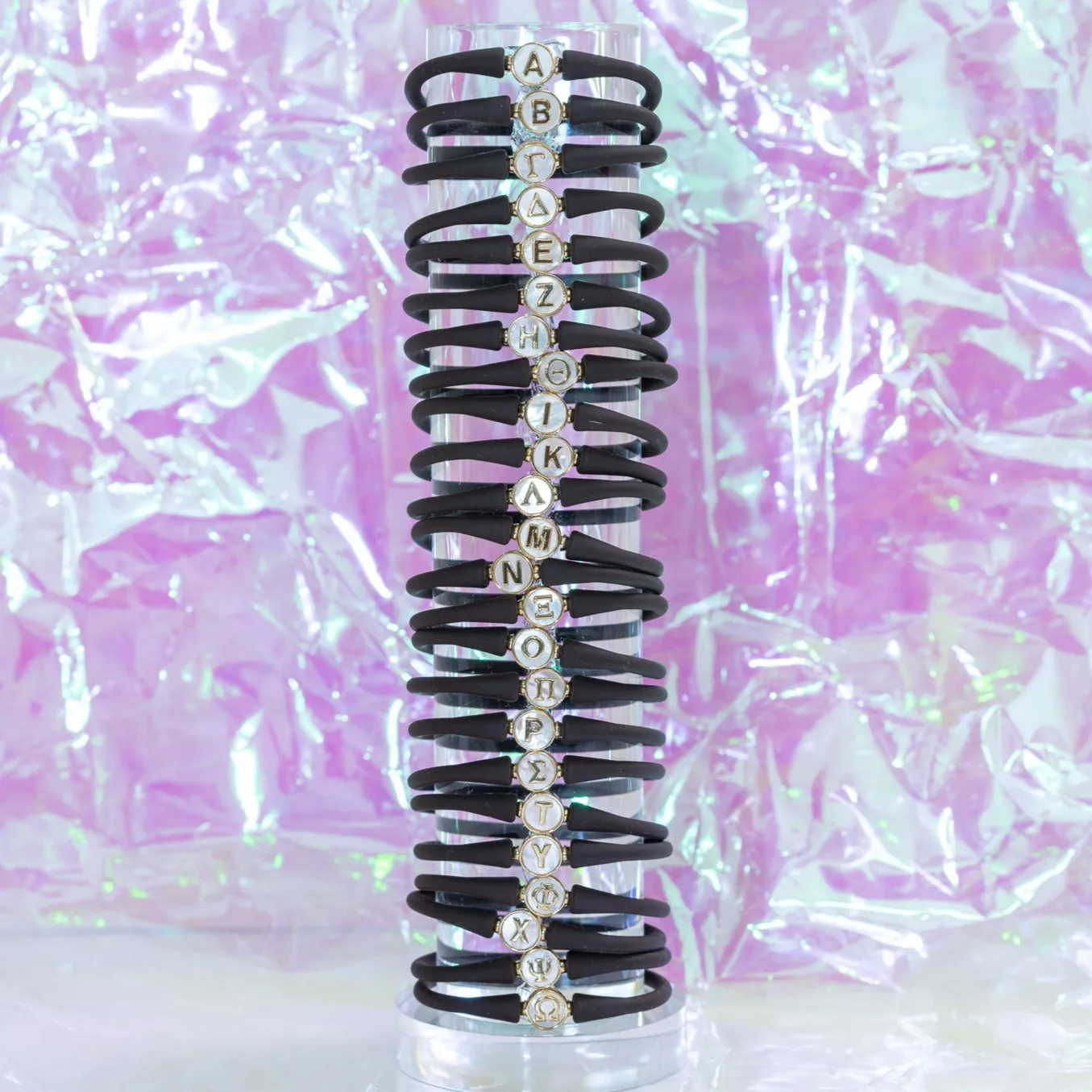 La Tua Storia Greek Letter Bracelet by Gresham