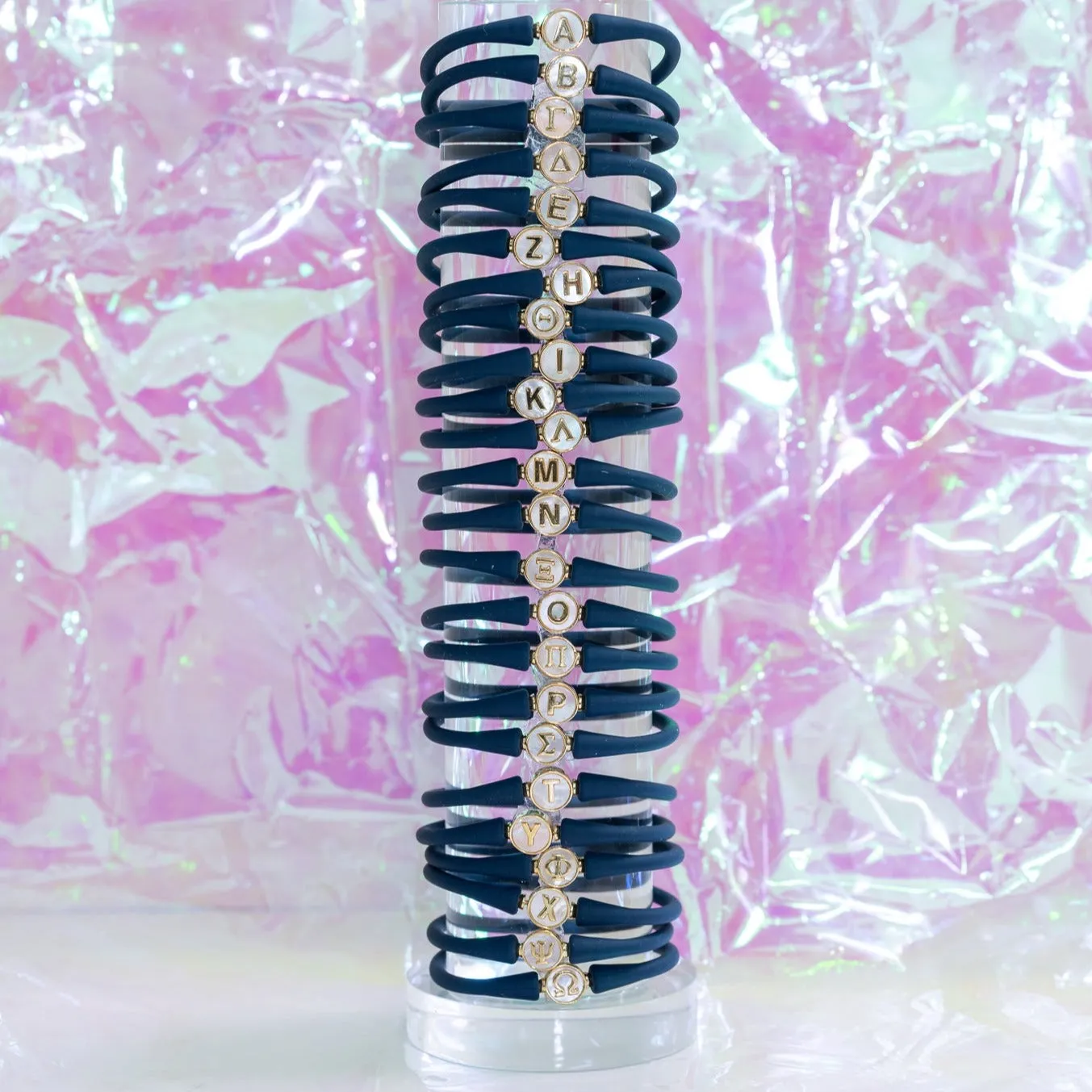 La Tua Storia Greek Letter Bracelet by Gresham