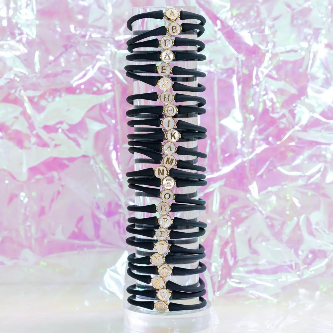 La Tua Storia Greek Letter Bracelet by Gresham