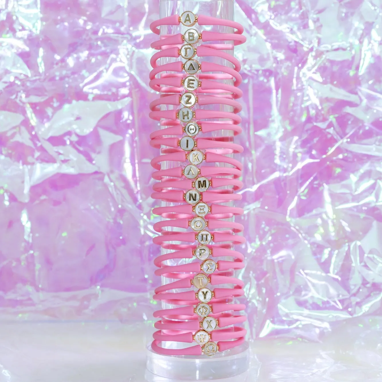 La Tua Storia Greek Letter Bracelet by Gresham