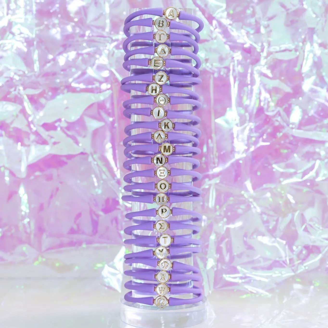 La Tua Storia Greek Letter Bracelet by Gresham