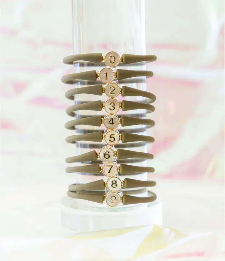 La Tua Storia Number Bracelet by Gresham