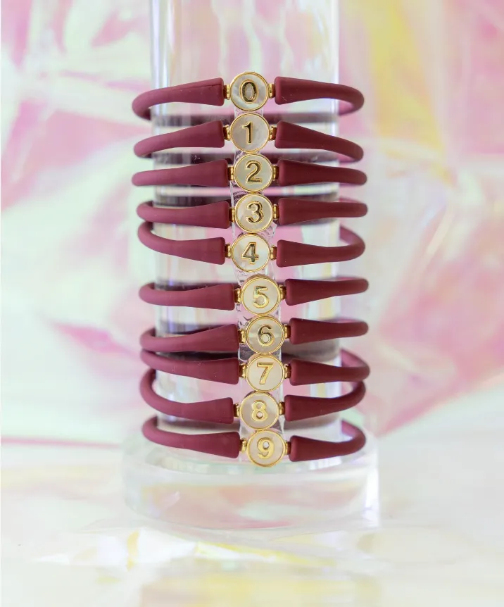 La Tua Storia Number Bracelet by Gresham