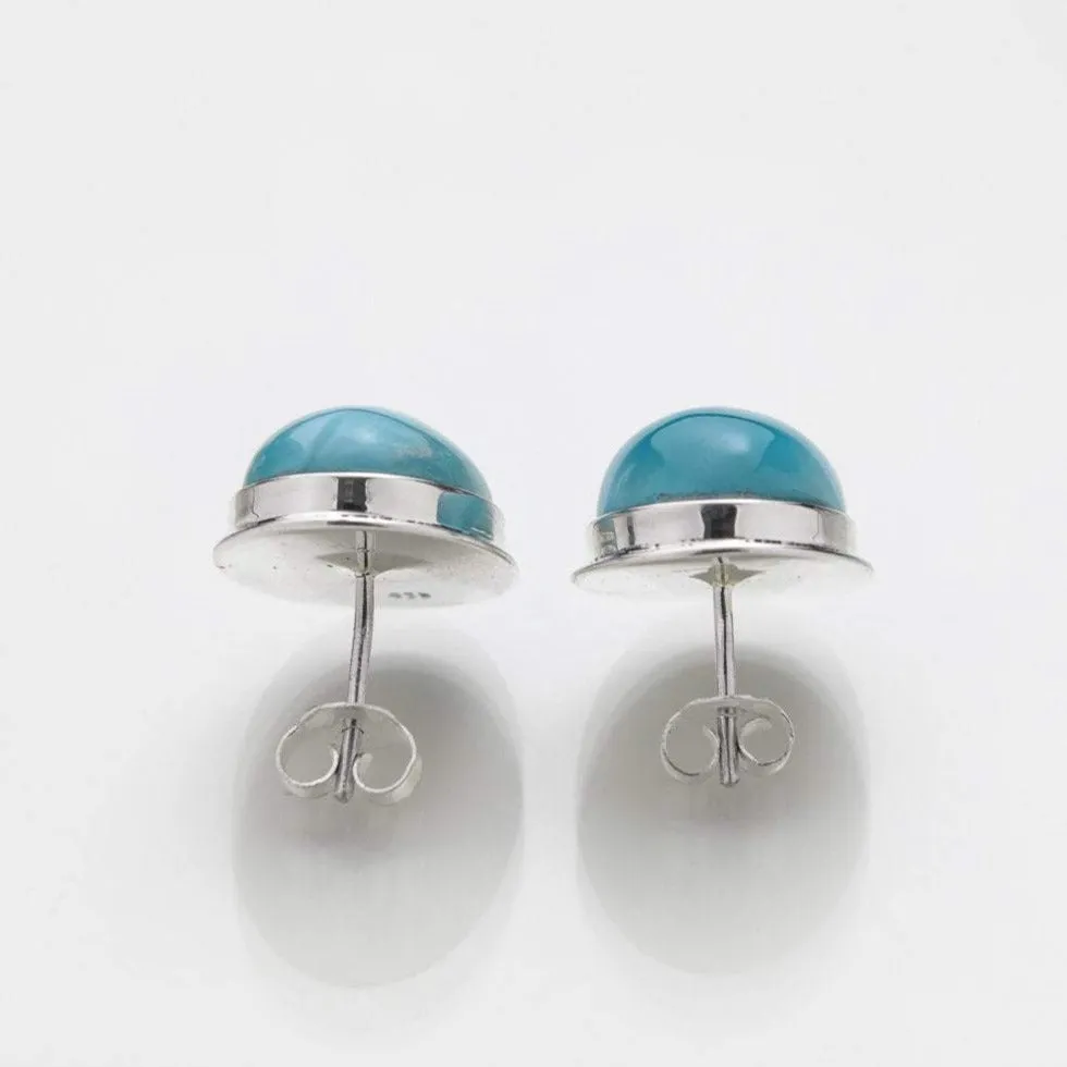 Larimar Stud Earrings Misha