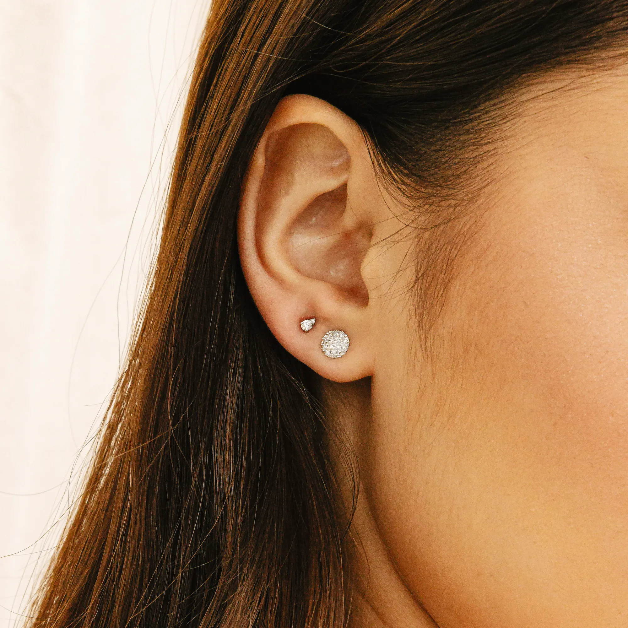 Lauren Joy Mini Disc Studs