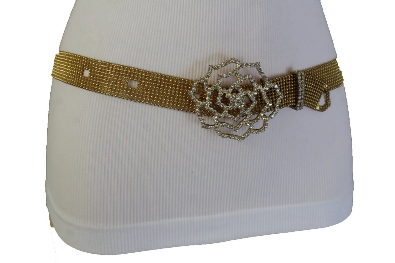 Leaf Charms Metal Chain Belt
