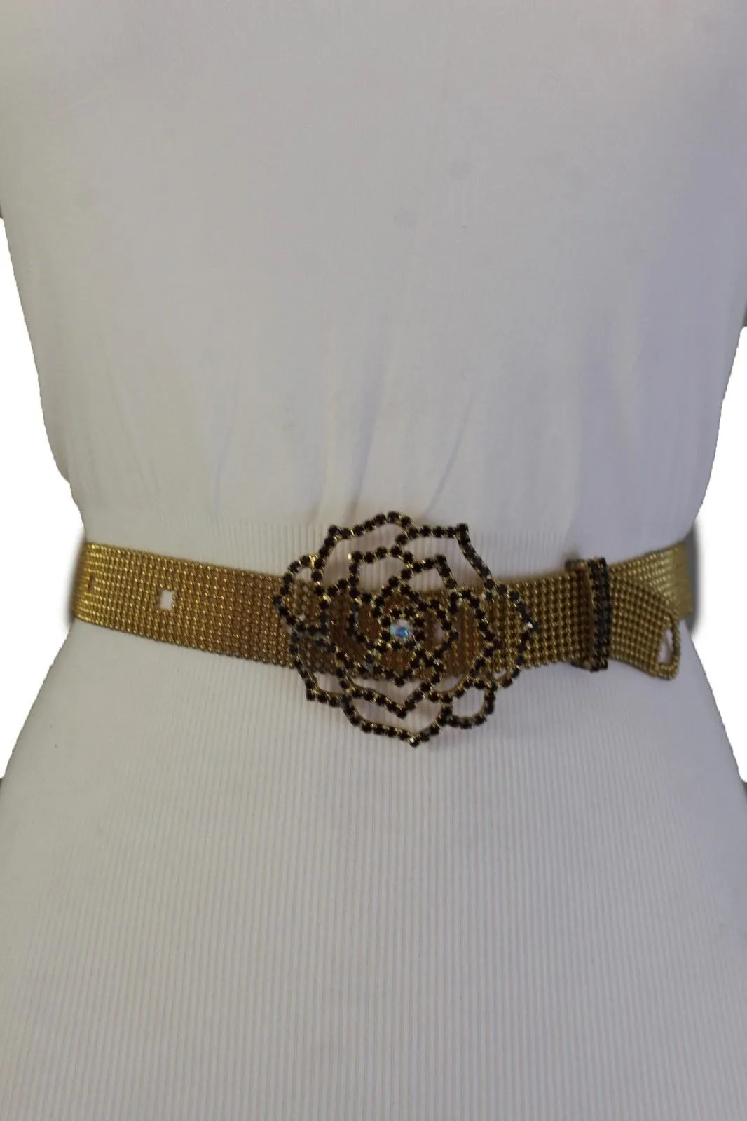 Leaf Charms Metal Chain Belt