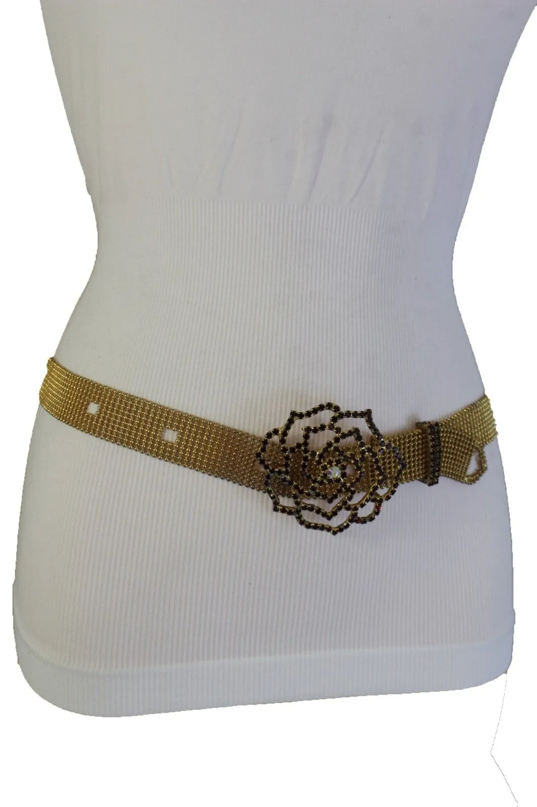 Leaf Charms Metal Chain Belt