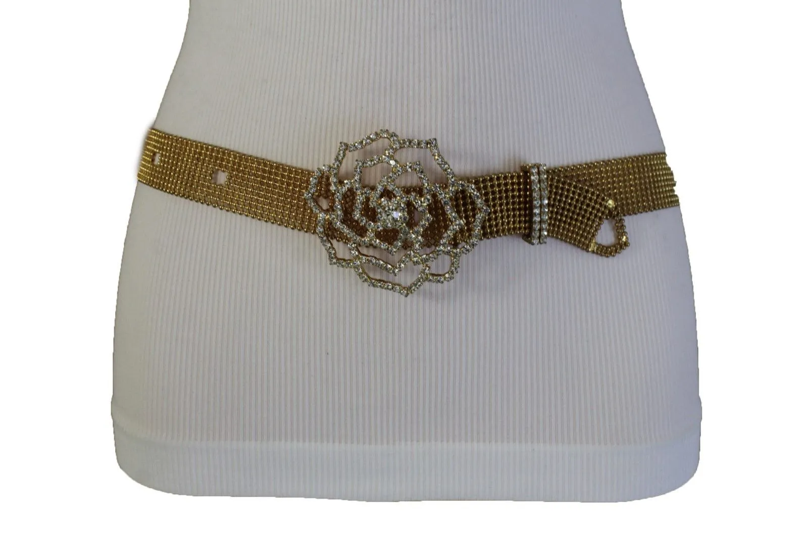 Leaf Charms Metal Chain Belt