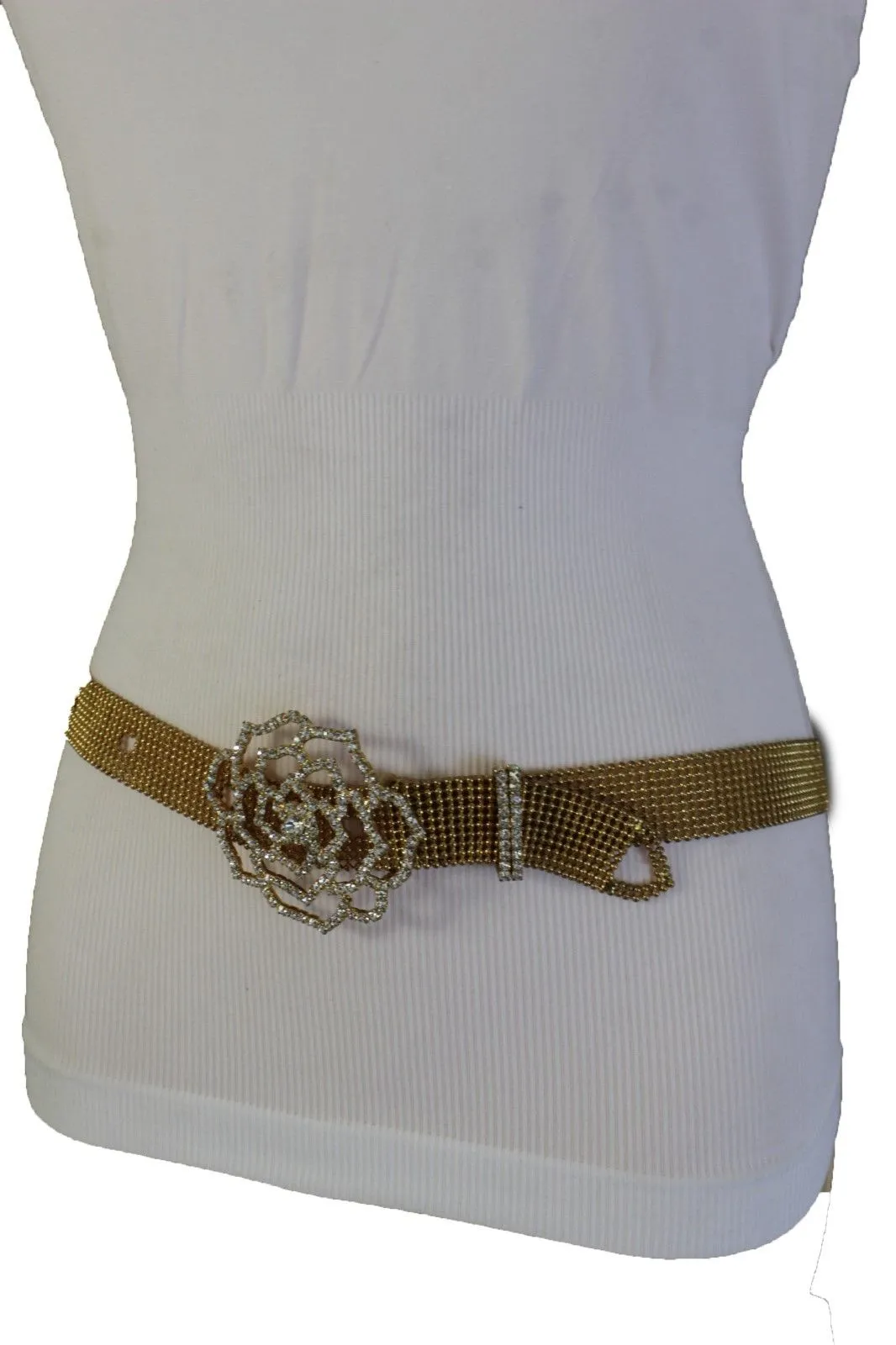 Leaf Charms Metal Chain Belt
