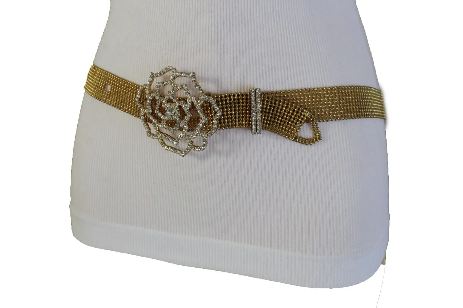 Leaf Charms Metal Chain Belt