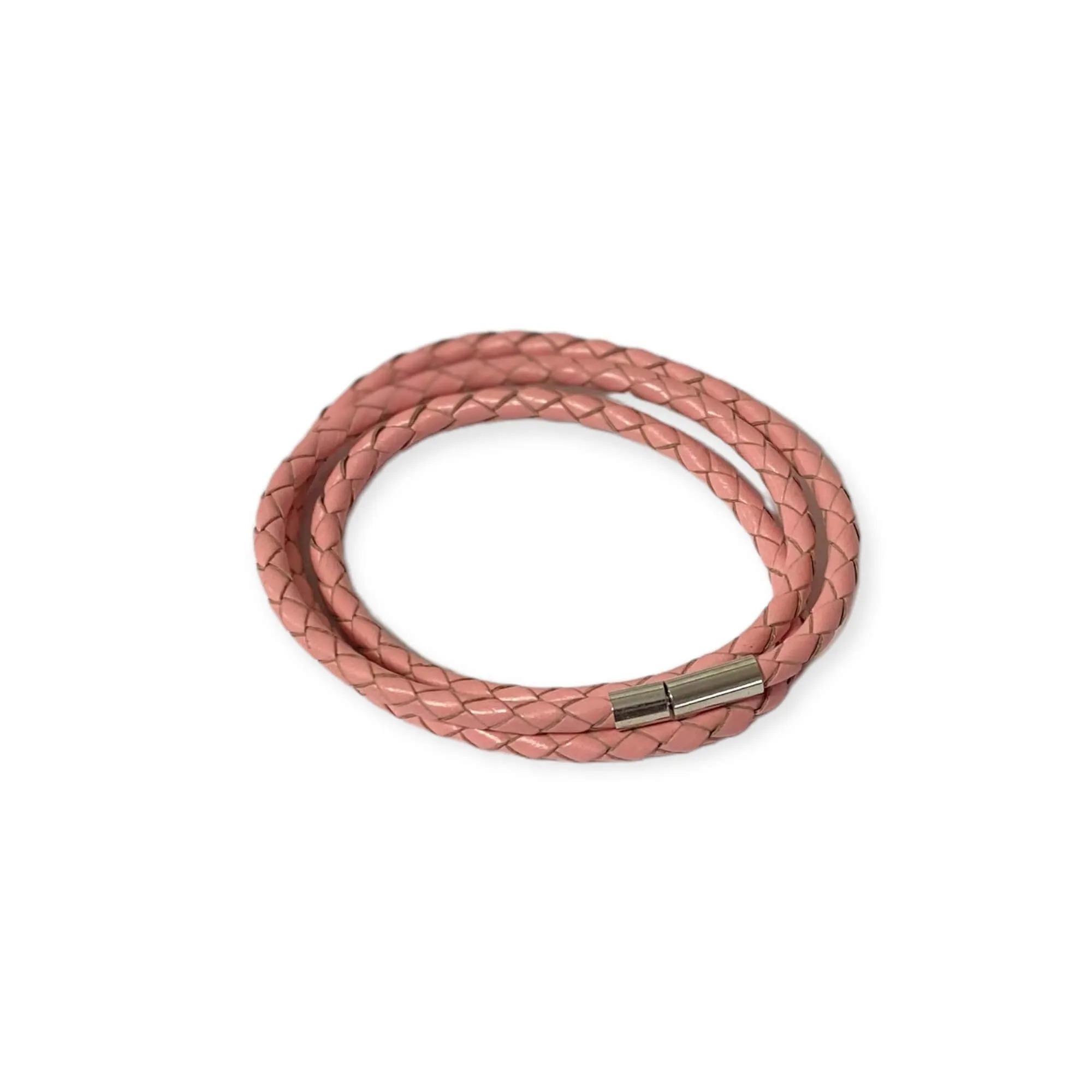 Leather Multiple Wrap Braided Bracelet