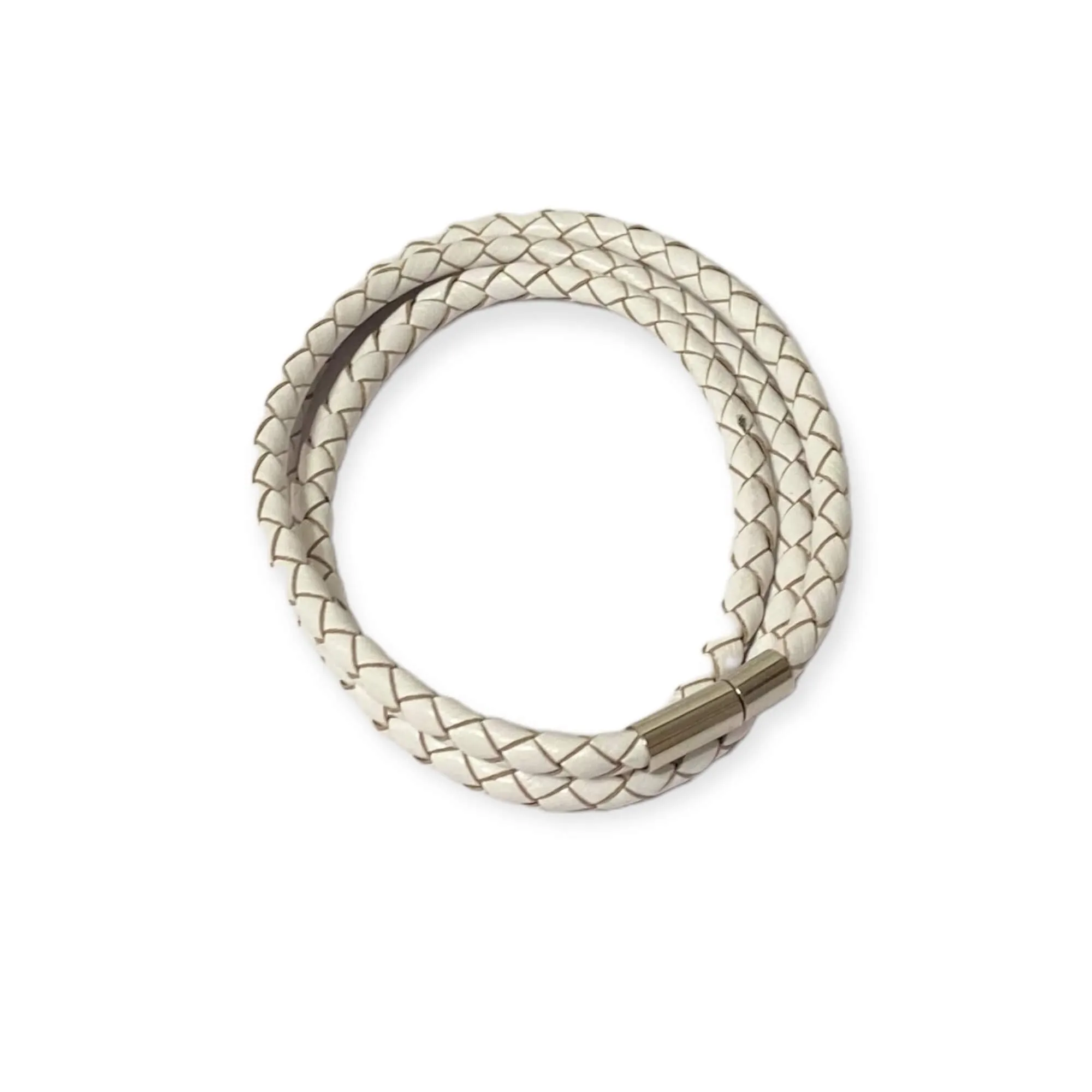 Leather Multiple Wrap Braided Bracelet
