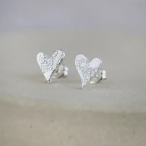 Lucy Kemp Sterling Silver Tilted Studs