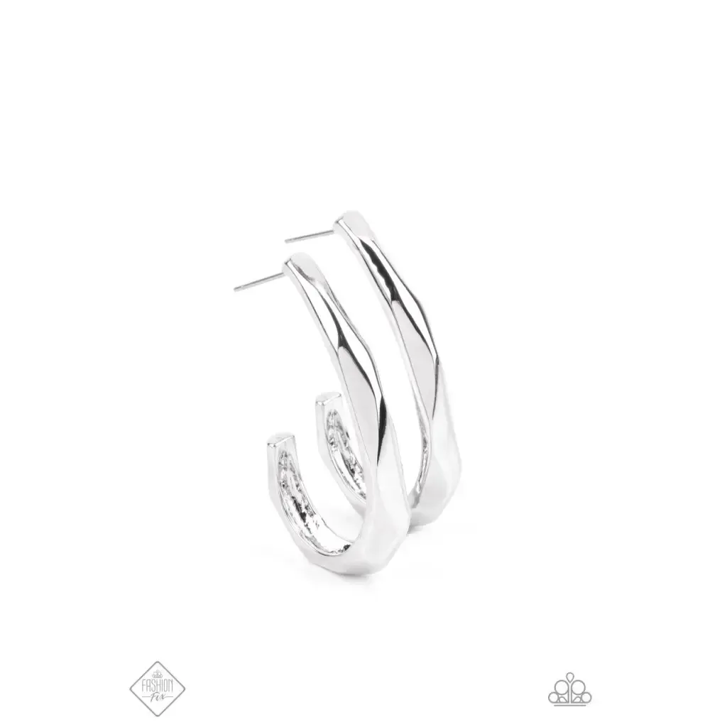 Made You HOOK - Silver Earrings