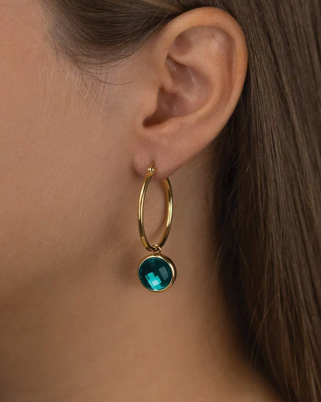 May Friendship Birthstone Signature Earring Pendants
