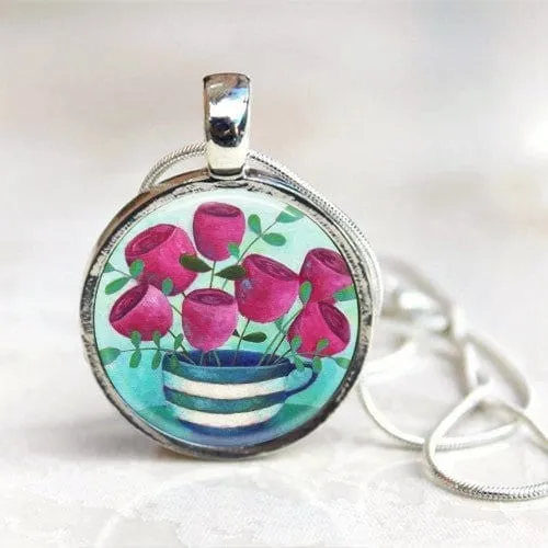 Medium Pendant "Teacup" - Amélie Gagné