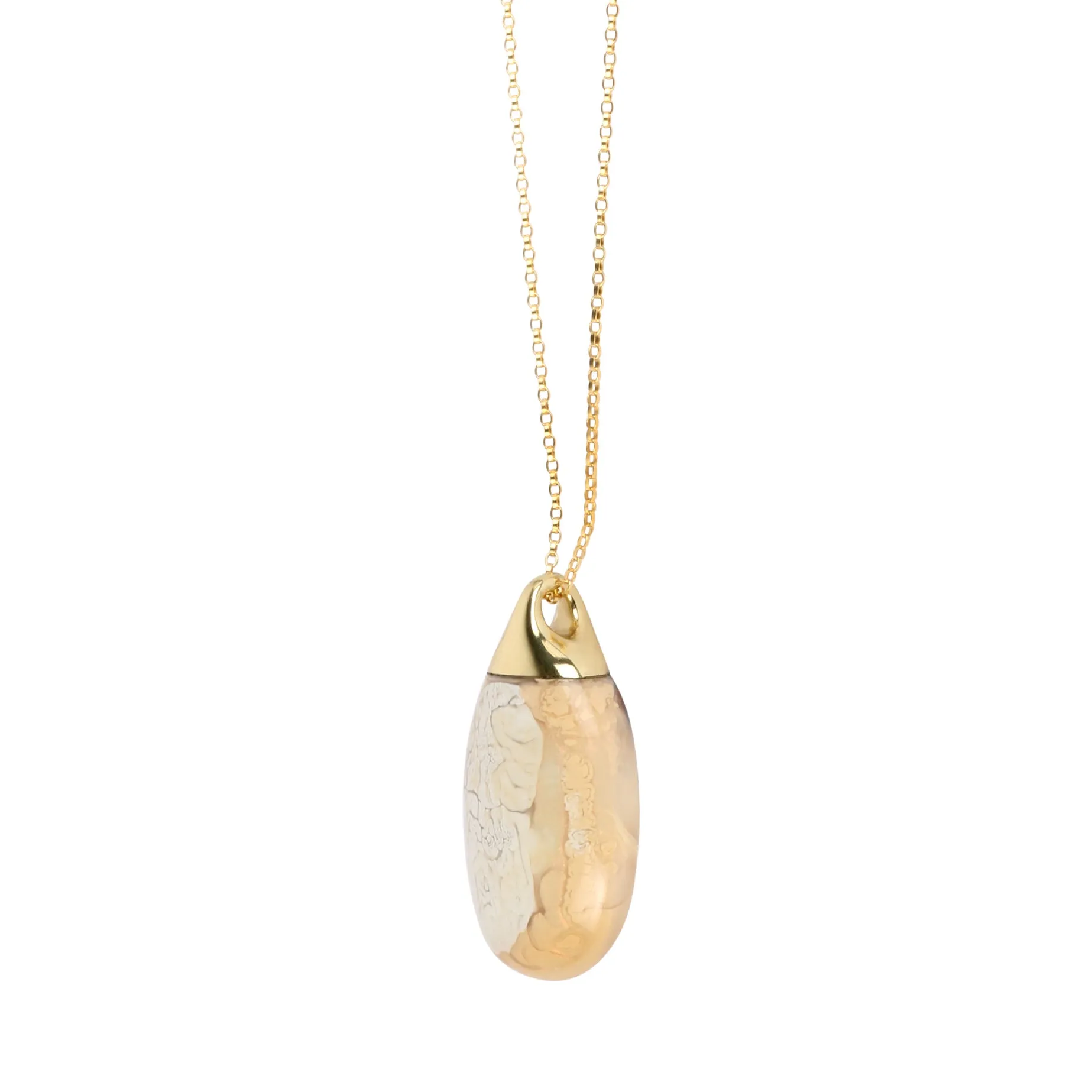 Medium River Rock Pendant - Dinosaur Designs