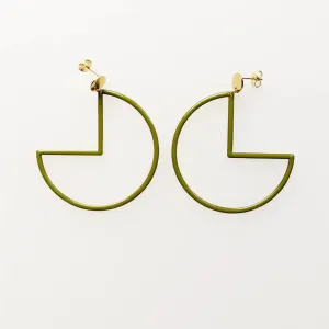 Middle Child: Tiptoe Earrings Avocado