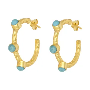 Mini Cruise Turquoise Hoops