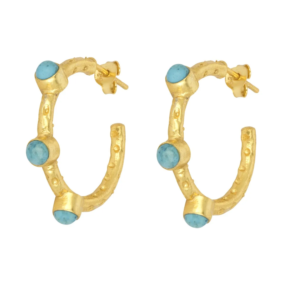 Mini Cruise Turquoise Hoops