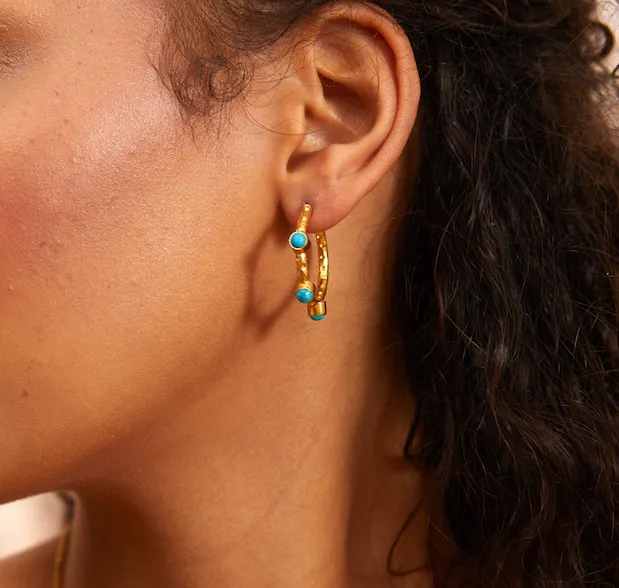 Mini Cruise Turquoise Hoops