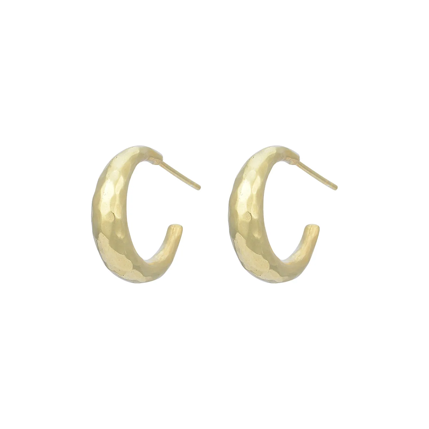 Moon Gold Hoops