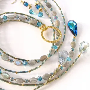 Moonshine: Labradorite Crystal Necklace