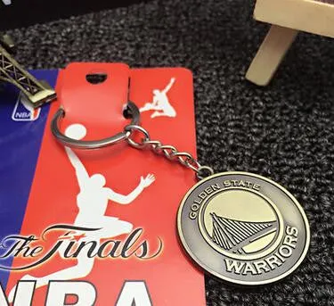 NBA team Car Key Ring Basketball Association Keychains Kobe Bryant Lakers Knight Warriors Pendants souvenirs car Men Key Ring 25