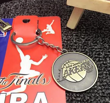 NBA team Car Key Ring Basketball Association Keychains Kobe Bryant Lakers Knight Warriors Pendants souvenirs car Men Key Ring 25