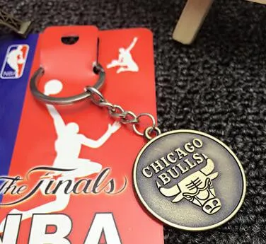 NBA team Car Key Ring Basketball Association Keychains Kobe Bryant Lakers Knight Warriors Pendants souvenirs car Men Key Ring 25