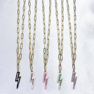 Neon Lightning Necklaces