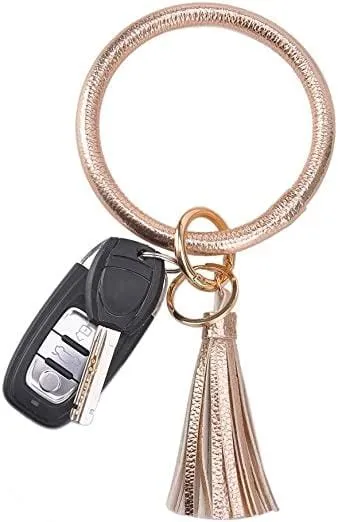 Non-Personalized | Wristlet Keychain Bangle with Tassel