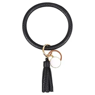 Non-Personalized | Wristlet Keychain Bangle with Tassel