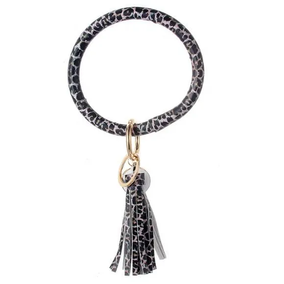 Non-Personalized | Wristlet Keychain Bangle with Tassel