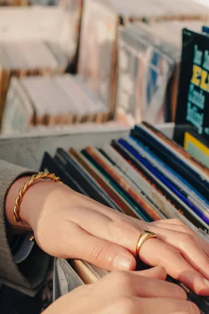 Nordic Muse Twist Cuff Bangle