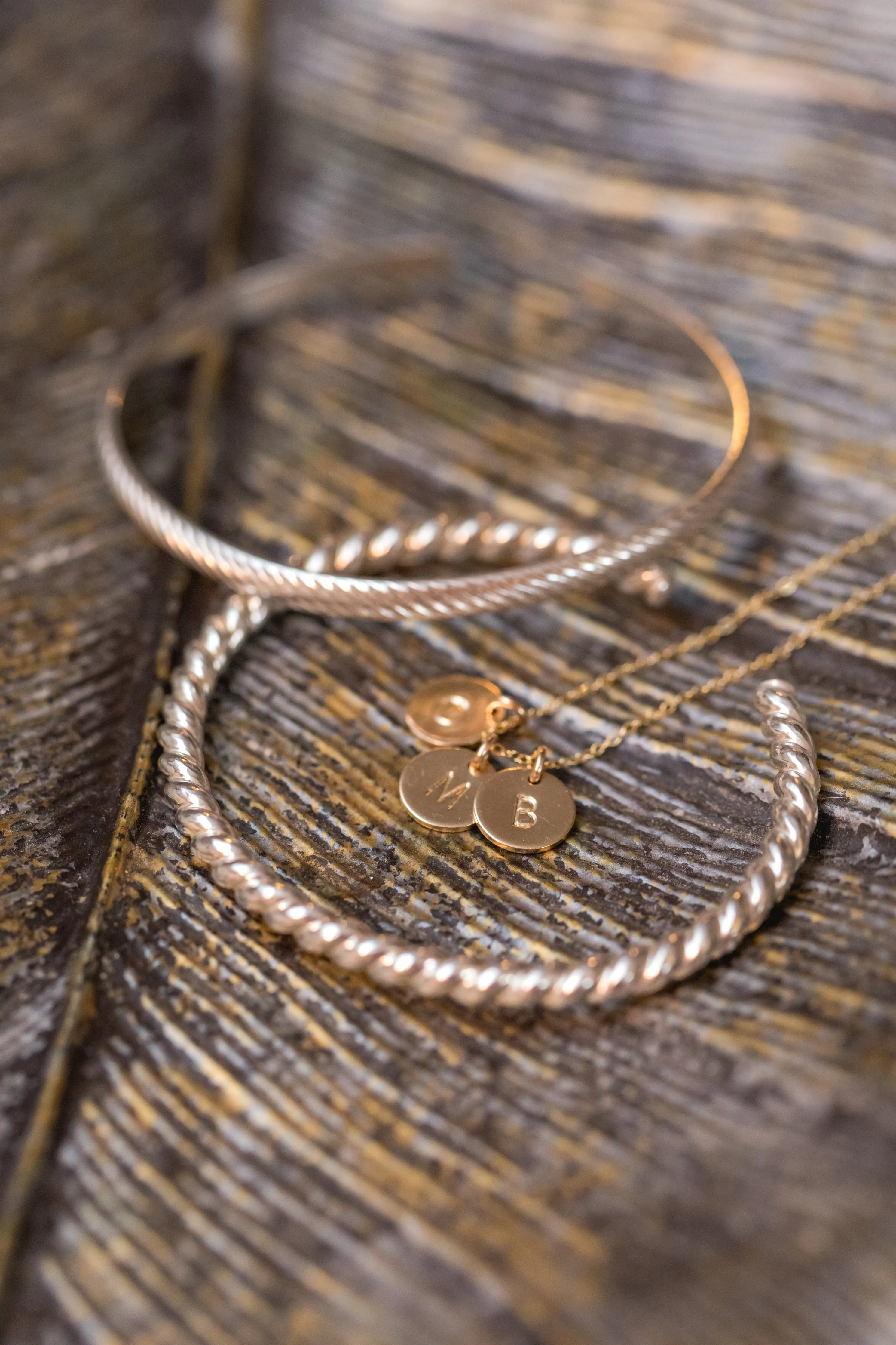 Oasis Sterling Silver Bangle Cuff Bracelet