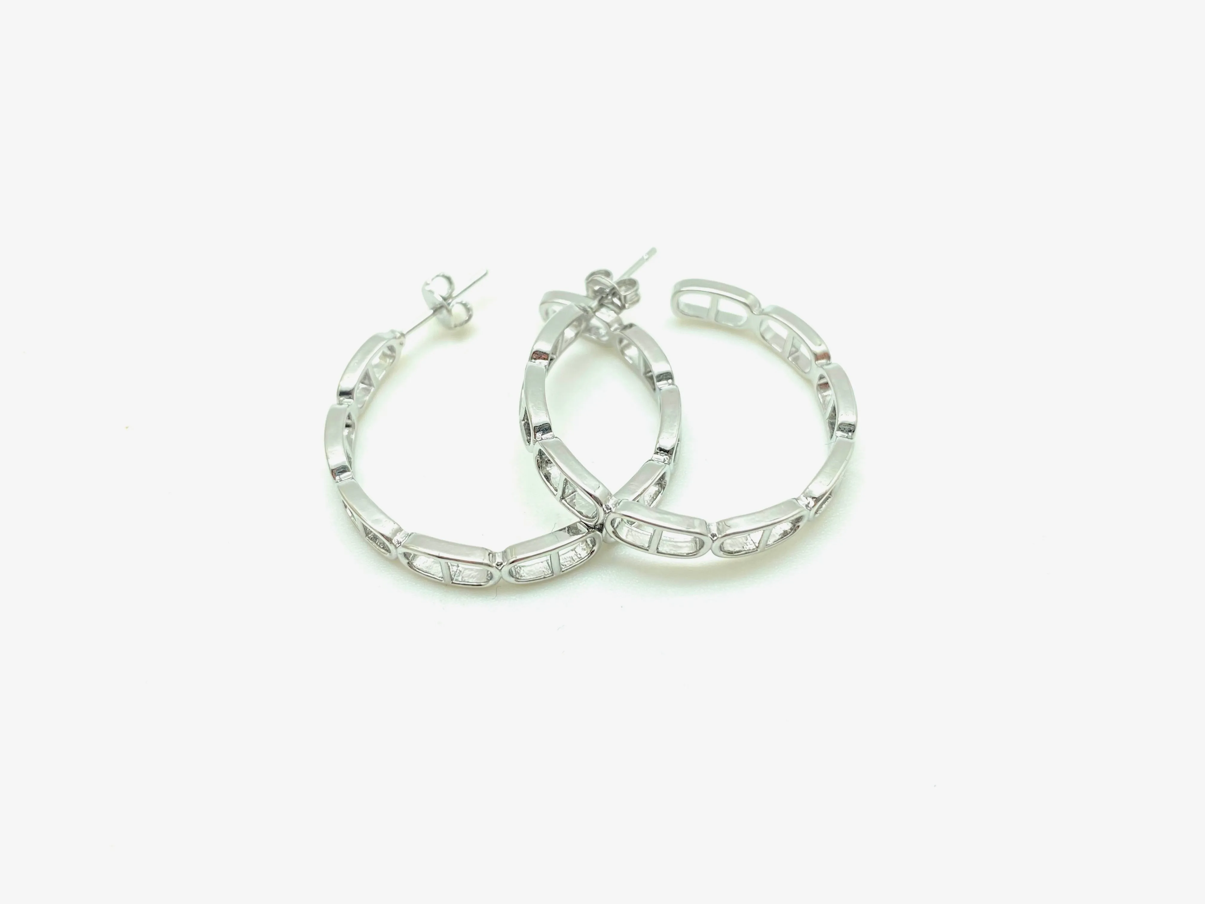 Oc(cult) Hoops: Silver