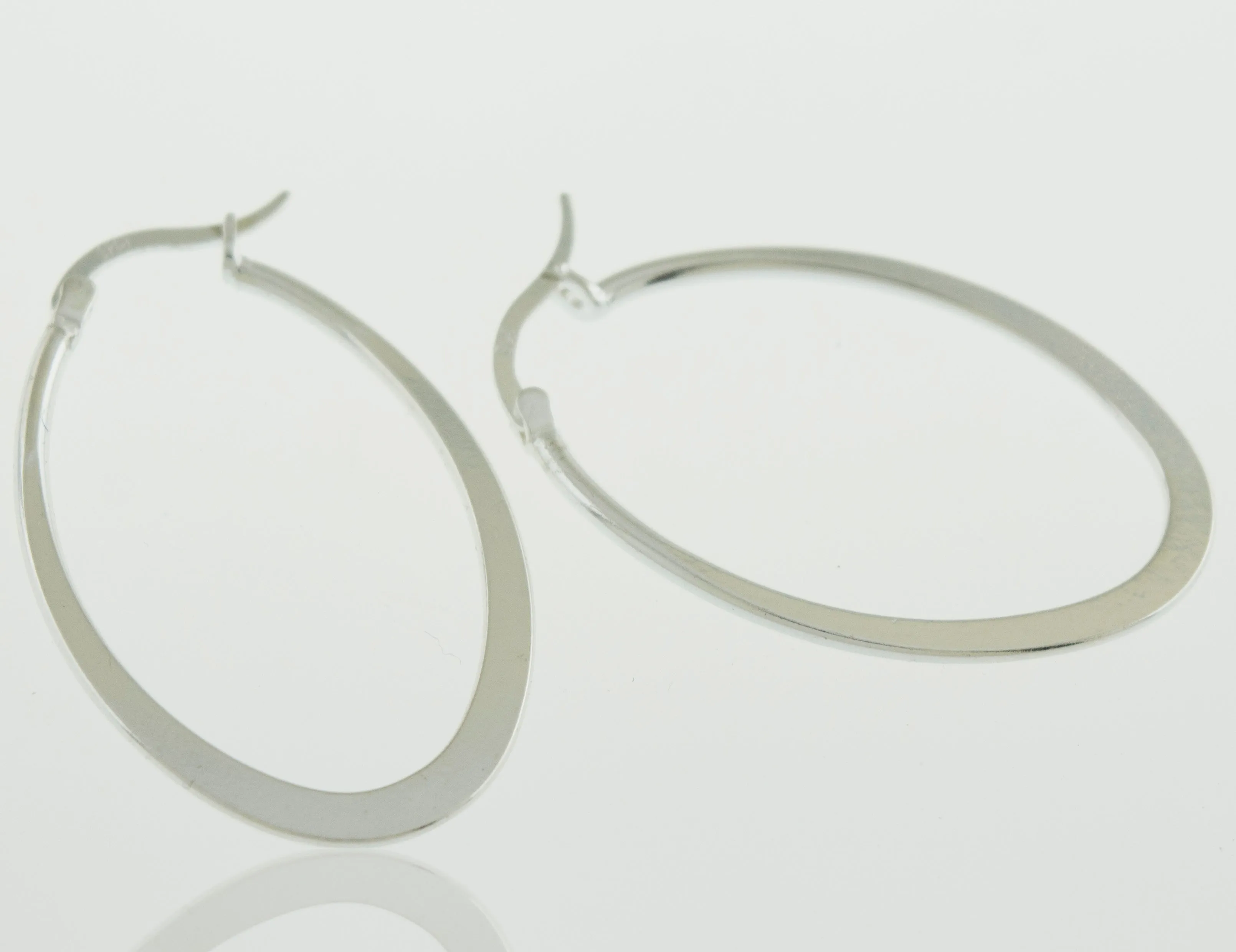 Oval Shaped Hoops