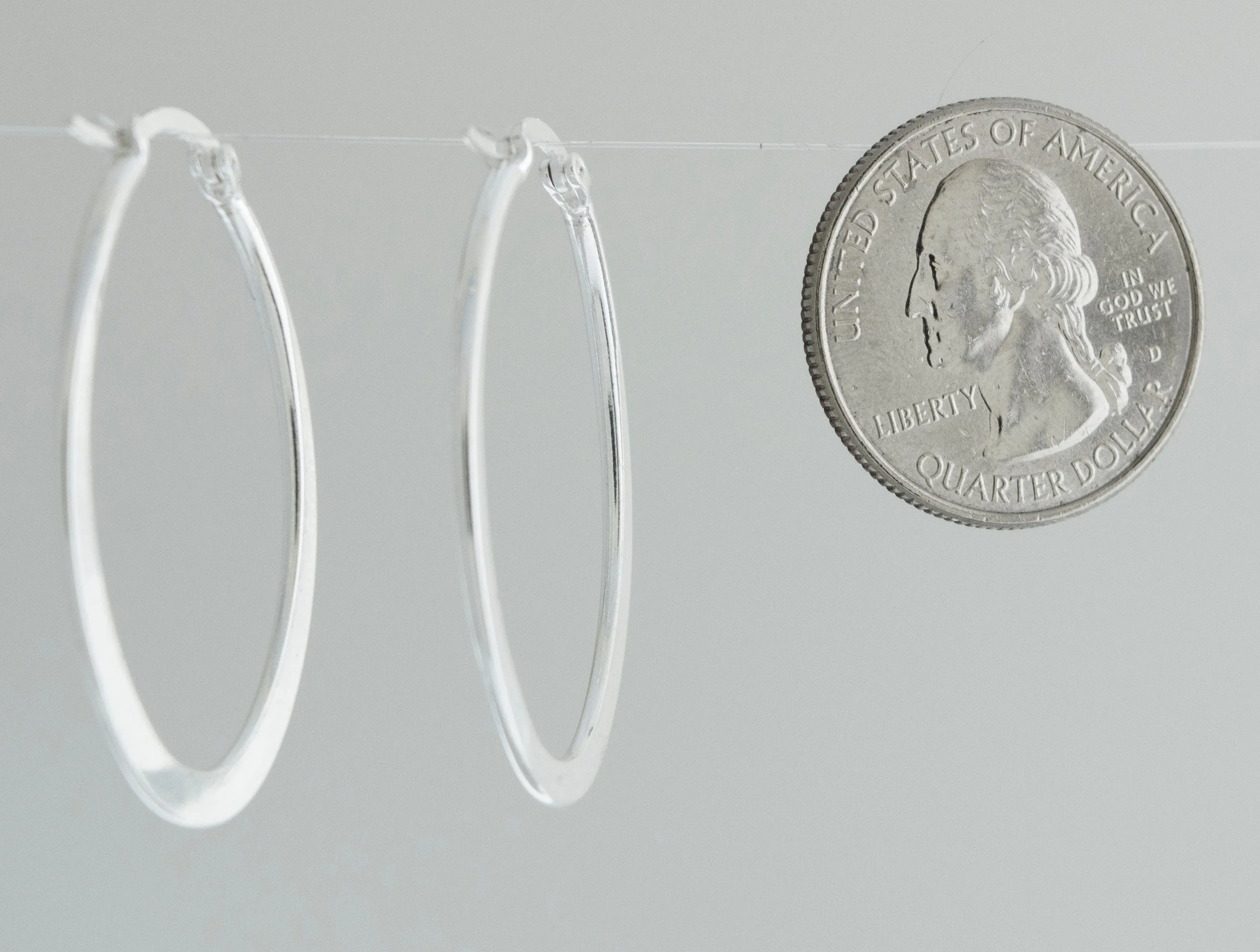 Oval Shaped Hoops