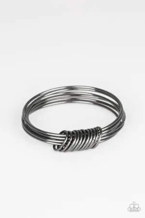 Paparazzi Bracelet ~ Full Revolution - Black