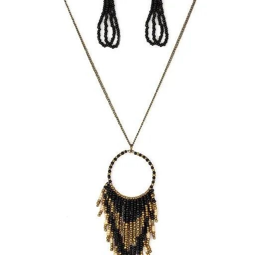 Paparazzi Necklace ~ Badlands Beauty - Black