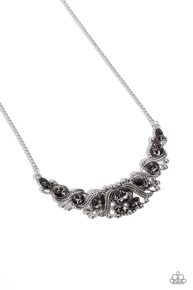 Paparazzi Necklace ~ EYE Wish I May... - Black
