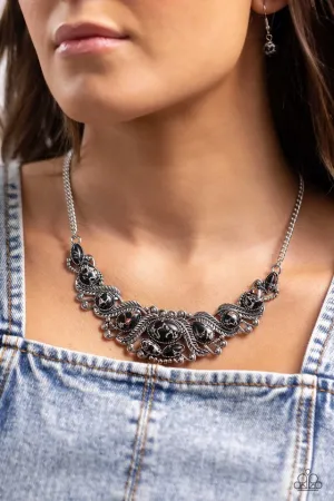 Paparazzi Necklace ~ EYE Wish I May... - Black