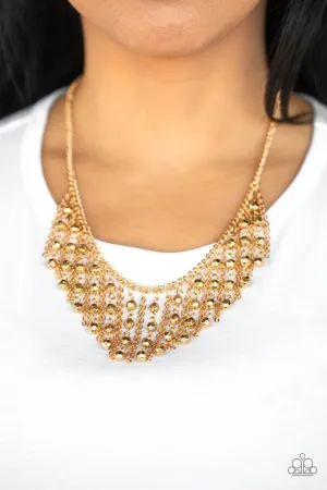 Paparazzi Necklace ~ Rebel Remix - Gold