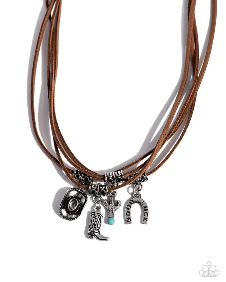 Paparazzi Necklace ~ Southern Beauty - Brown