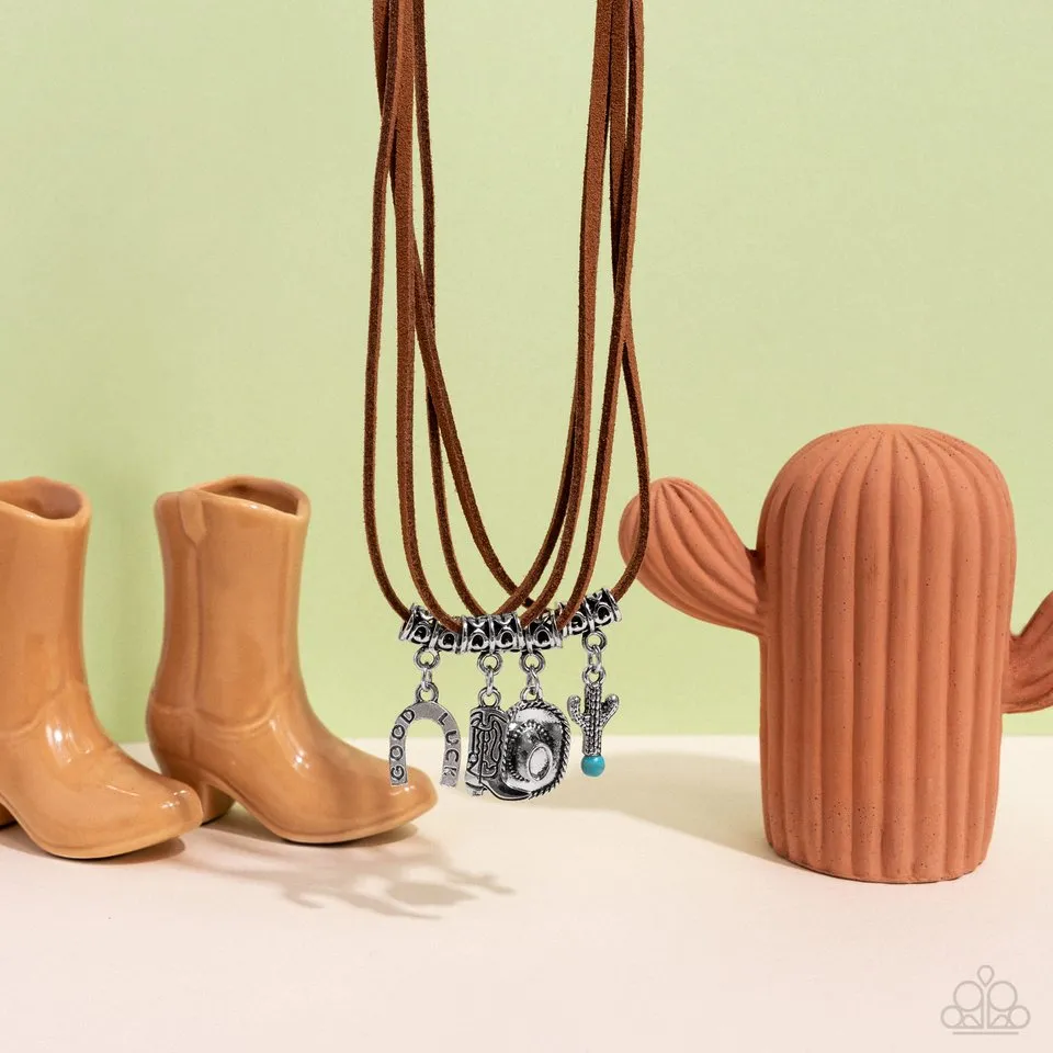 Paparazzi Necklace ~ Southern Beauty - Brown