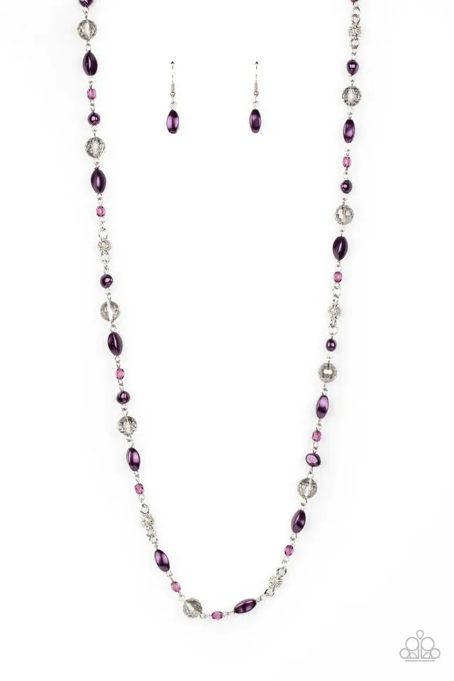 Paparazzi Necklace ~ Twinkling Treasures - Purple